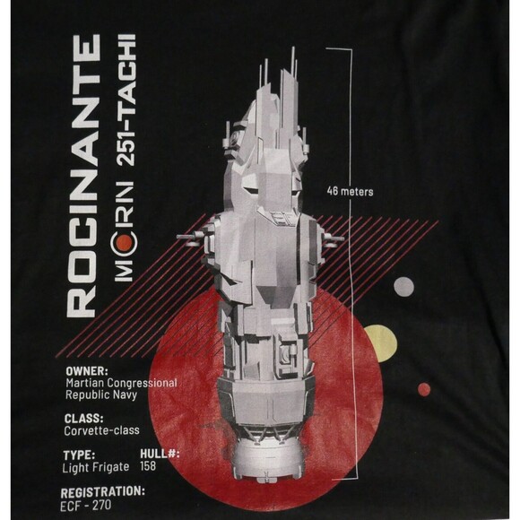 The Expanse Rocinante Ship Pullover Hoodie Size XL - Picture 1 of 5
